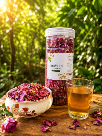 Dried Rose Petals ( பன்னீர் ரோஜா பூ ) - 30 gram